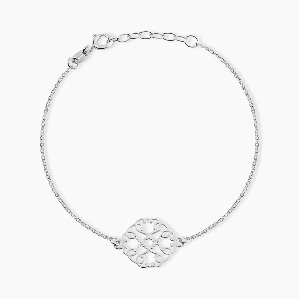 Bracelet Lev Argent Blanc