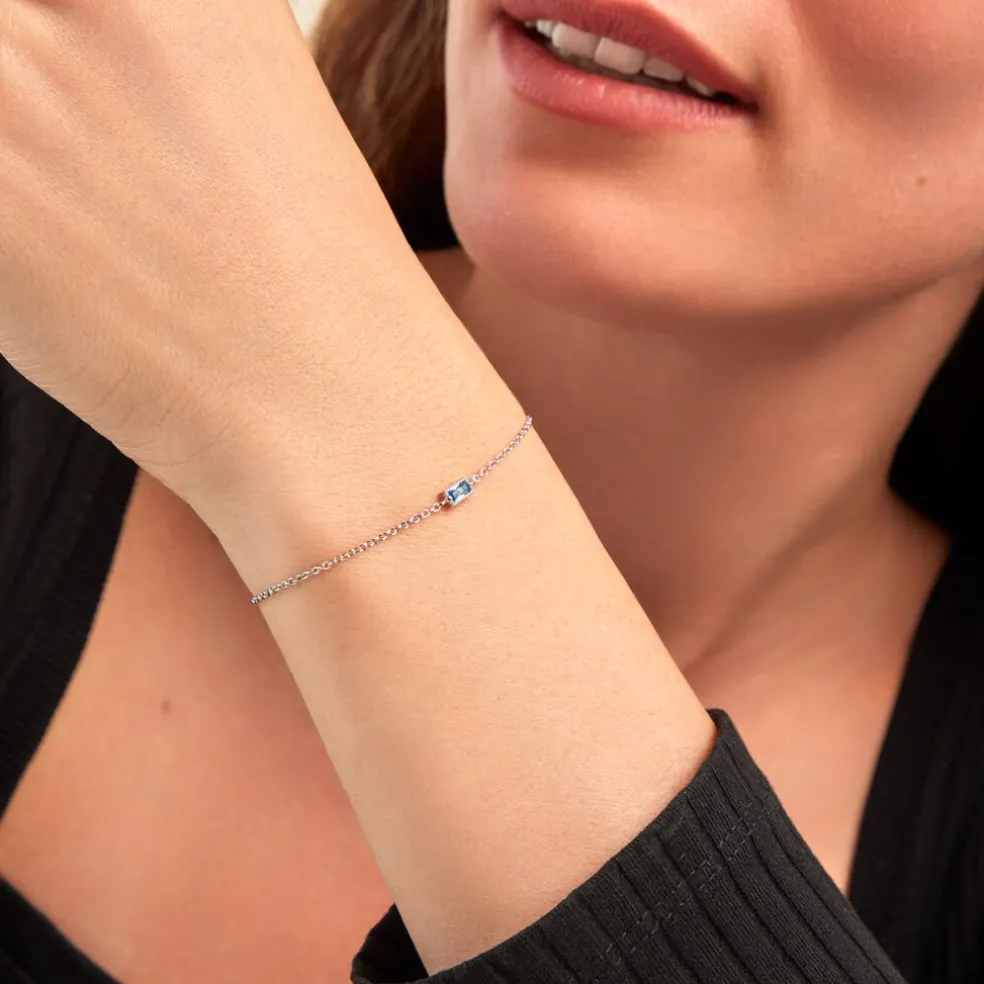 Bracelet Lipa Argent Blanc Oxyde De Zirconium
