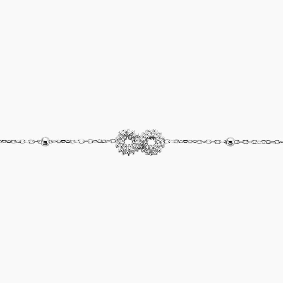 Bracelet Lizéa Argent Blanc