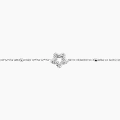 Bracelet Lizéa Argent Blanc