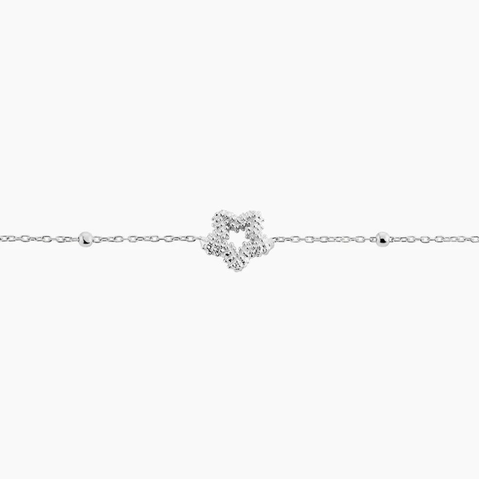 Bracelet Lizéa Argent Blanc