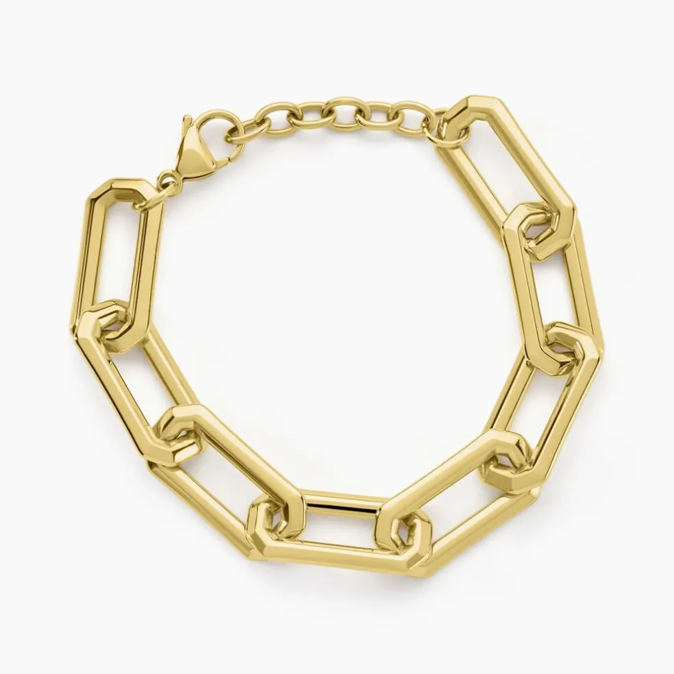 Bracelet Lyre Acier Jaune