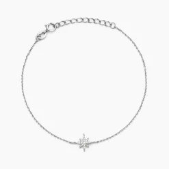 Bracelet Lysianne Argent Blanc Oxyde De Zirconium
