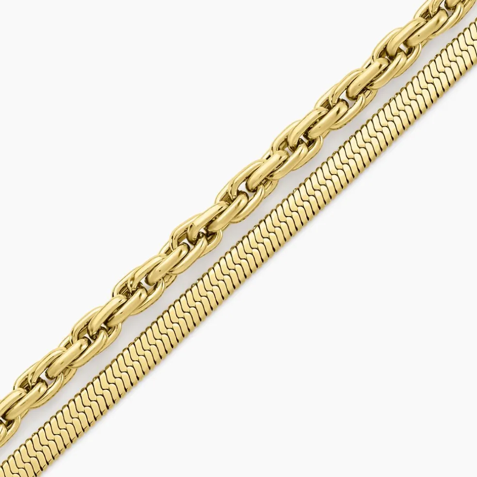 Bracelet Maddalena Acier Jaune