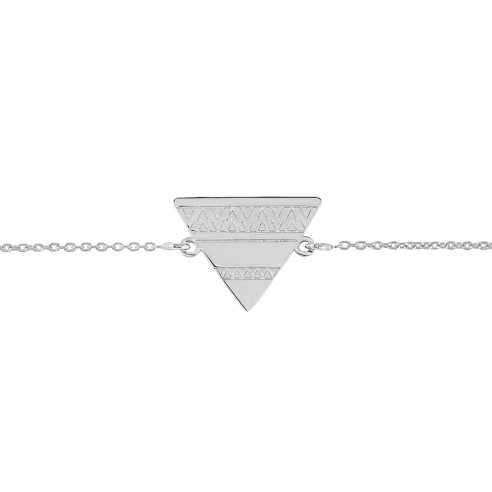 Bracelet Mahala Argent Blanc