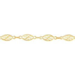 Bracelet Maille Acanty Or Jaune