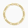 Bracelet Maille Acier Doré Virgil
