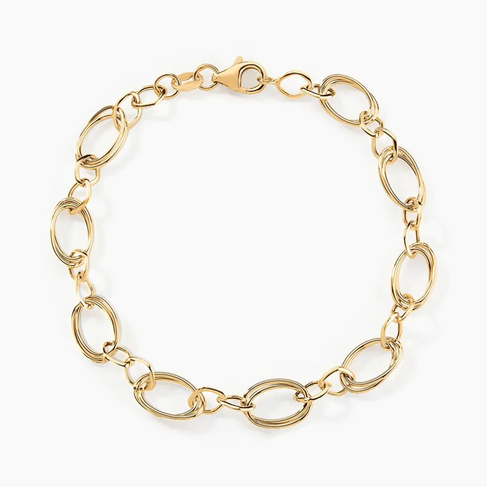 Bracelet Maille Or Jaune Merianne