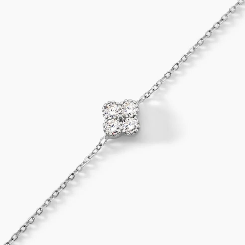 Bracelet Mailys Argent Blanc Oxyde De Zirconium