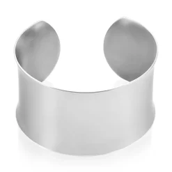 Bracelet Manchette Bento Acier Blanc