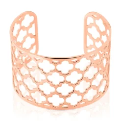 Bracelet Manchette Nevenka Acier Rose
