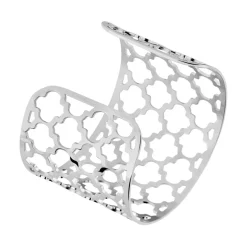 Bracelet Manchette Nevenka Acier Blanc
