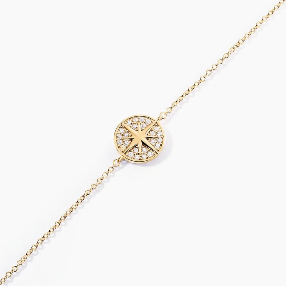 Bracelet Maria-carmen Plaqué Or Jaune Oxyde De Zirconium
