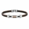 Bracelet Marie-gaelleae Or Acier Bicolore