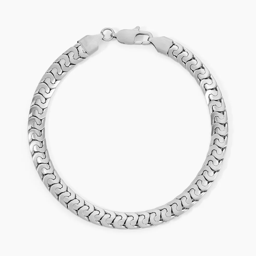 Bracelet Marin Acier Blanc