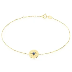 Bracelet Melchior Or Jaune Saphir