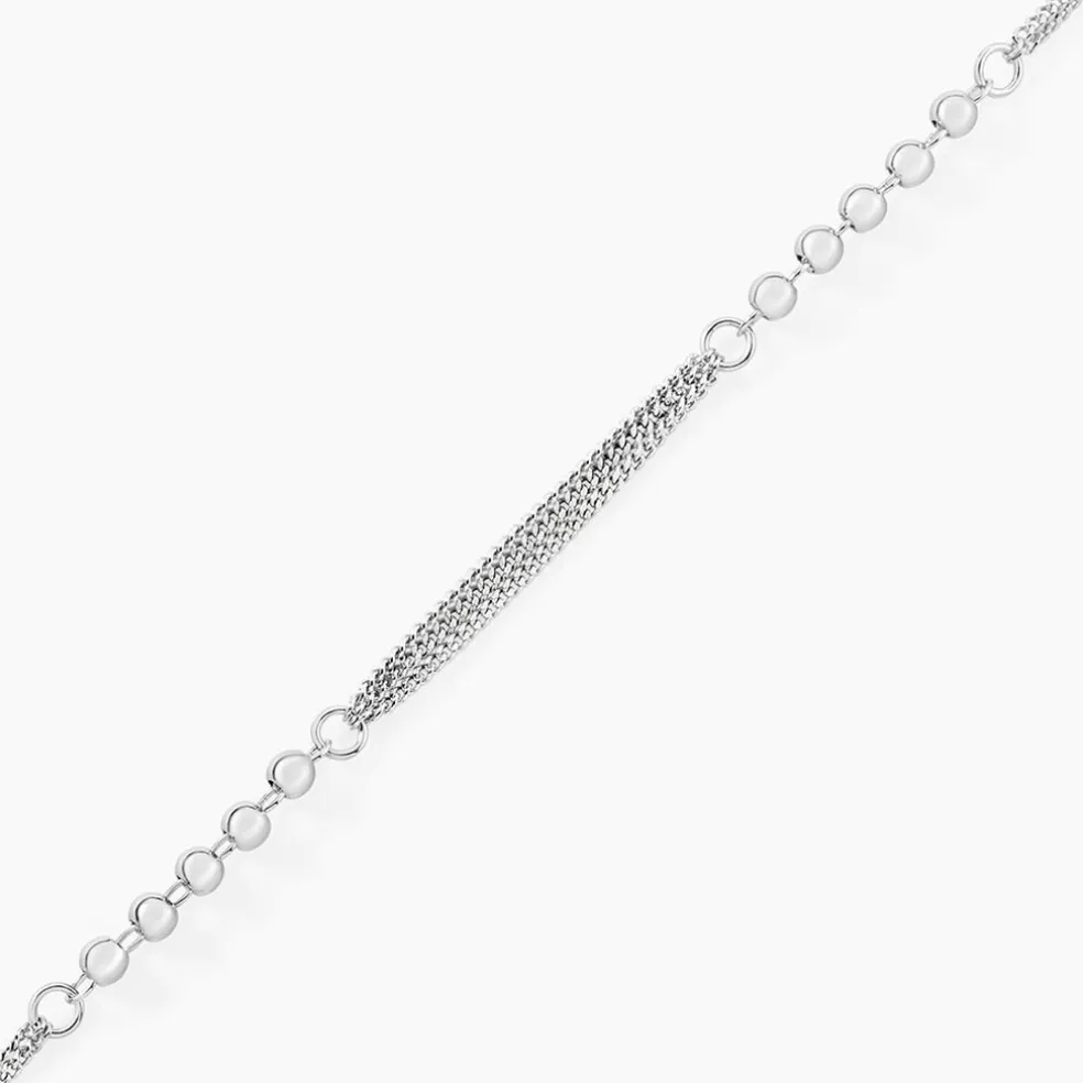 Bracelet Melodie Argent Blanc