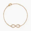 Bracelet Merane Plaqué Or Jaune Oxyde De Zirconium