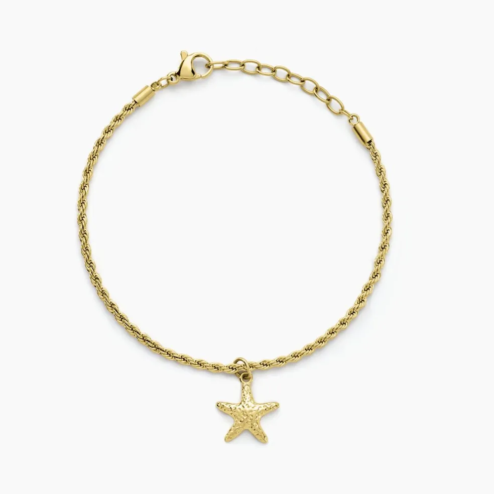 Bracelet Mermaid Acier Jaune