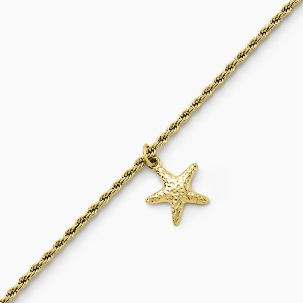 Bracelet Mermaid Acier Jaune