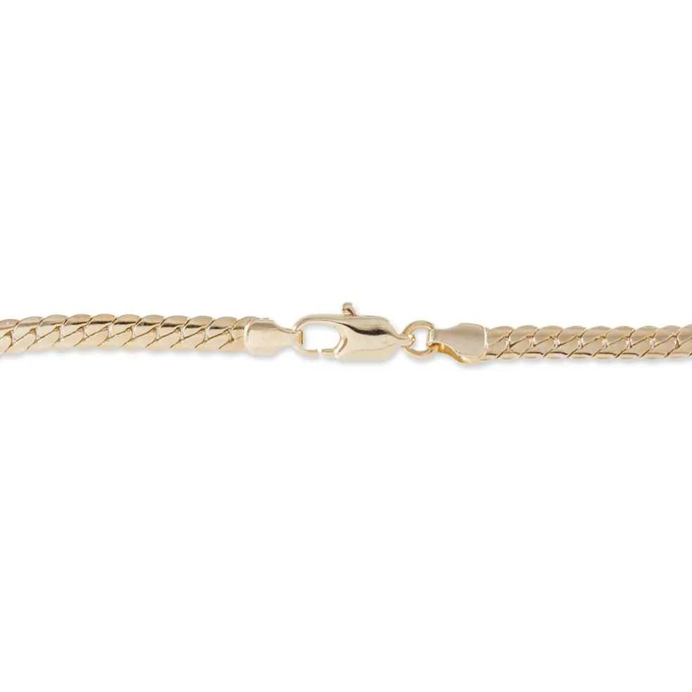 Bracelet Messaline Plaqué Or Jaune