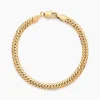 Bracelet Messaline Plaqué Or Jaune