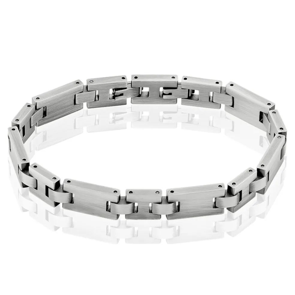 Bracelet Mica Acier Gris