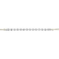 Bracelet Miguyae Argent Blanc Oxyde De Zirconium