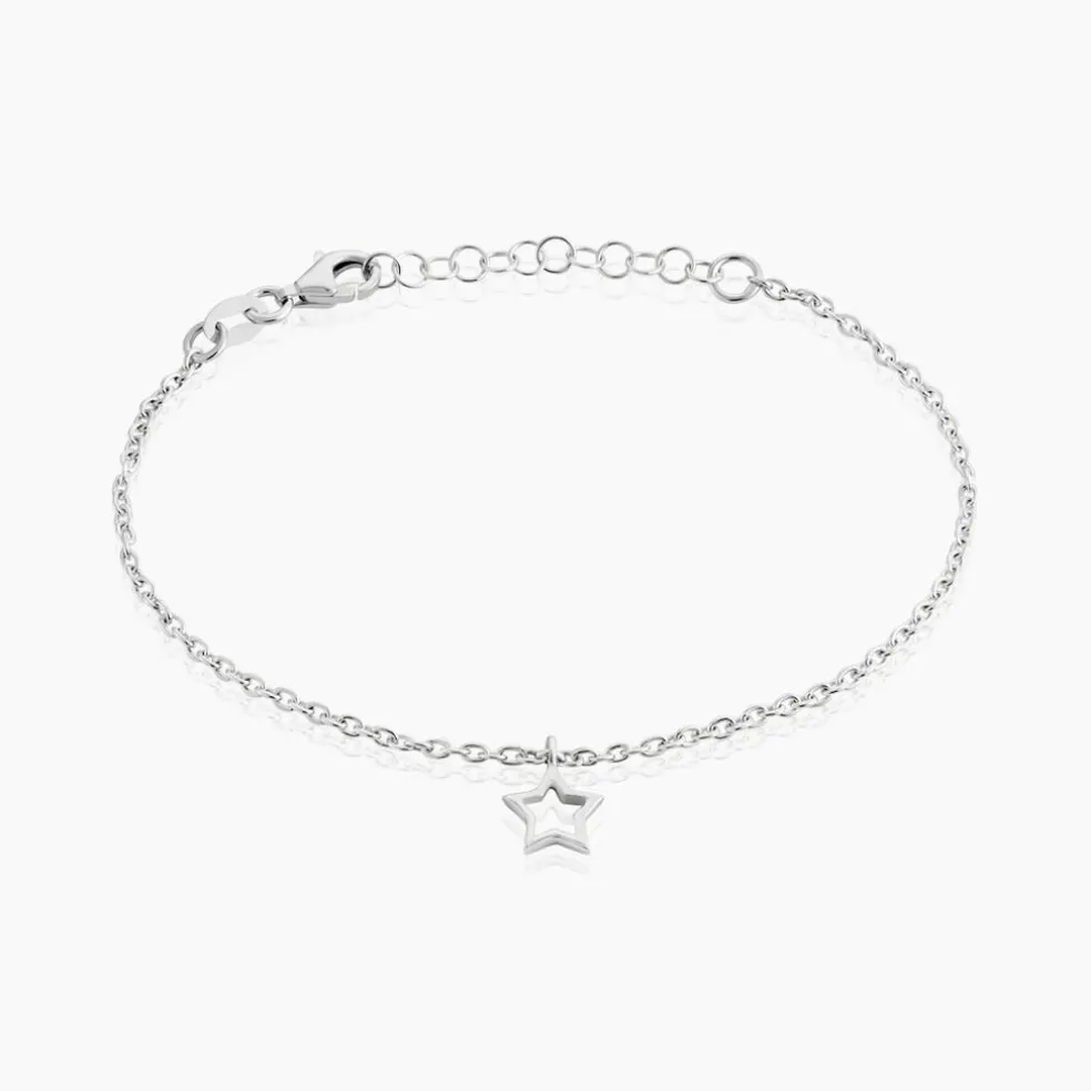 Bracelet Mikaelle Argent Blanc