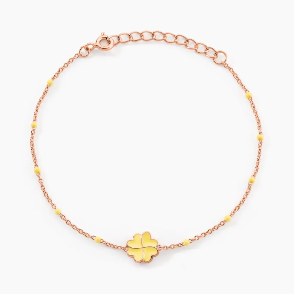 Bracelet Mimosa Argent Rose