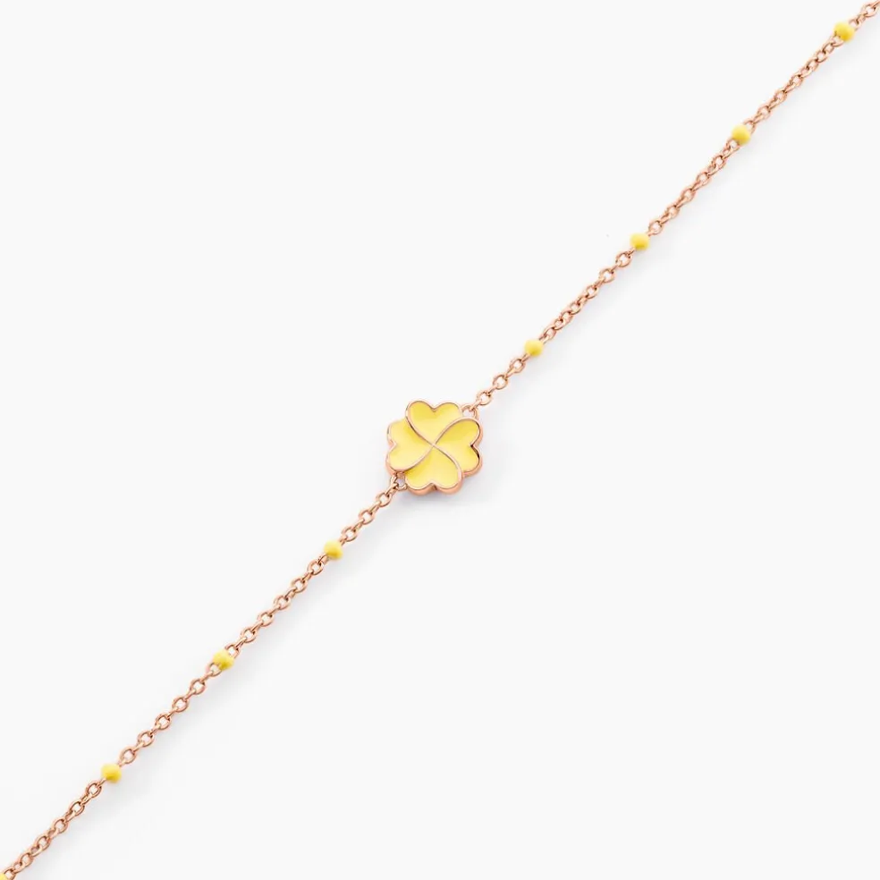 Bracelet Mimosa Argent Rose