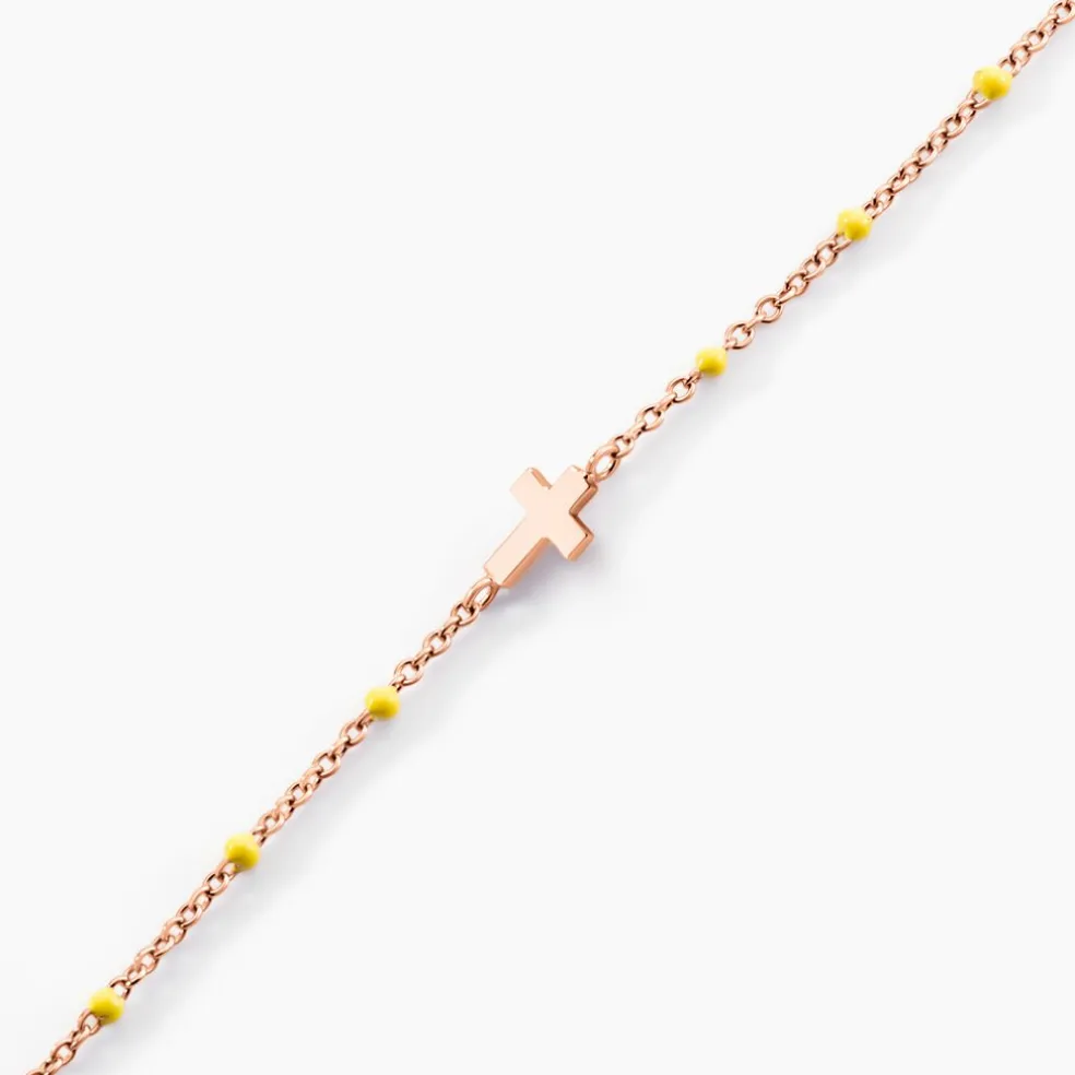 Bracelet Mimosa Argent Rose
