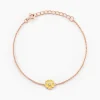 Bracelet Mimosa Argent Rose Oxyde De Zirconium