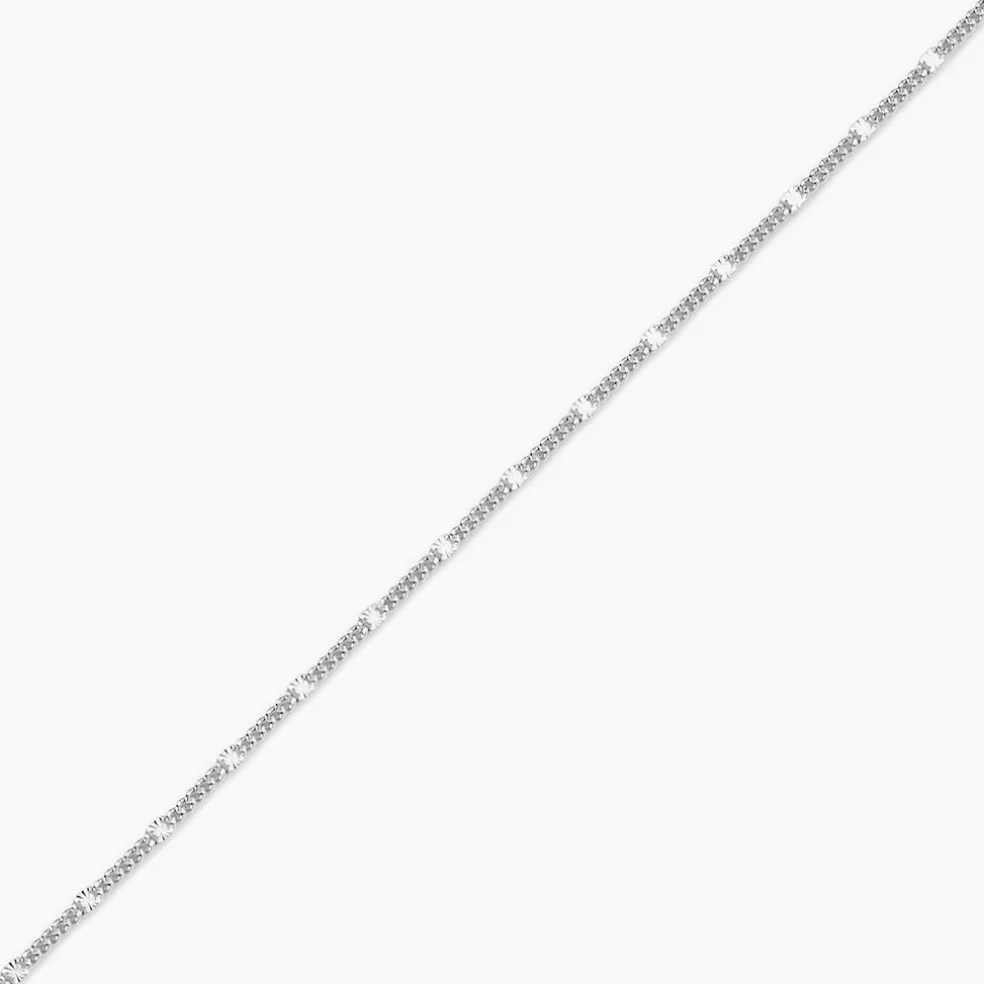 Bracelet Mindie Argent Blanc