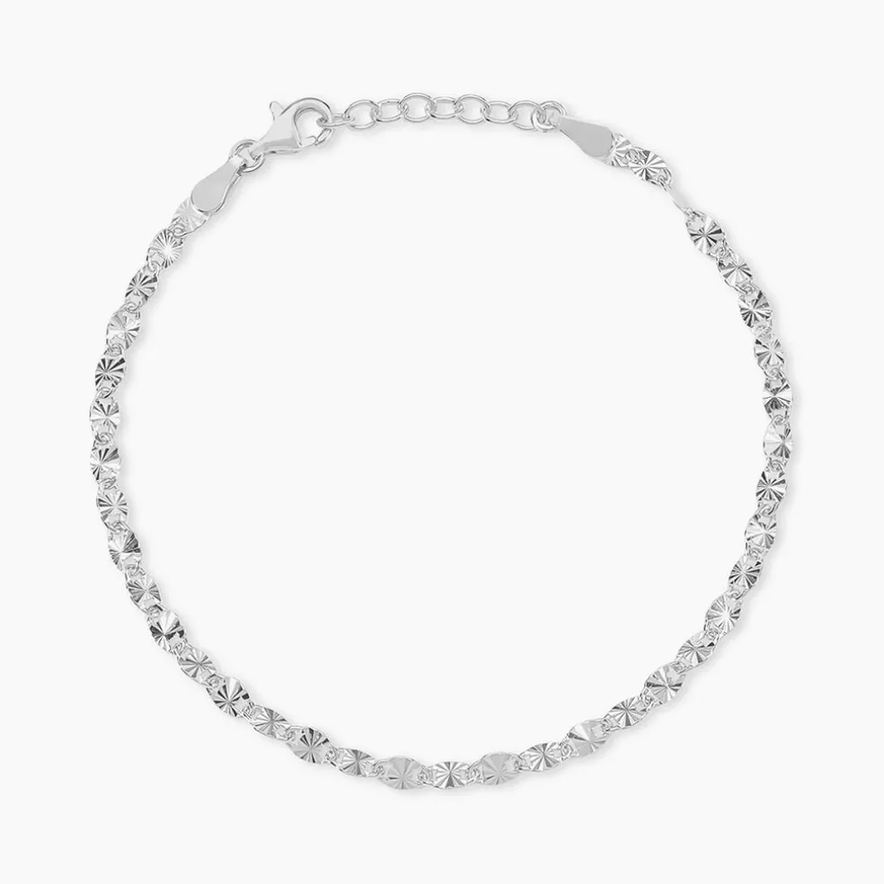 Bracelet Mirabelle Argent Blanc