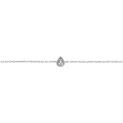Bracelet Mon 1er Diamant Or Blanc Diamant
