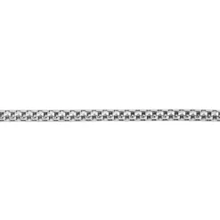 Bracelet Nahila Maille Popcorn Argent Blanc