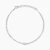 Bracelet Nexus Argent Blanc Oxyde De Zirconium