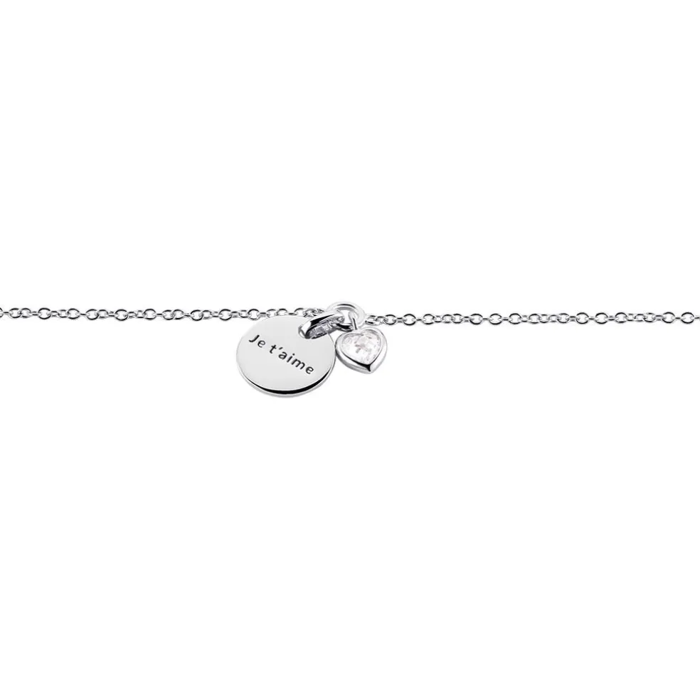 Bracelet Nikoline Argent Blanc Oxyde De Zirconium