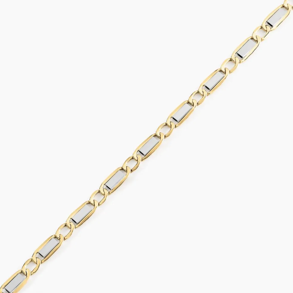 Bracelet Or Bicolore Danae