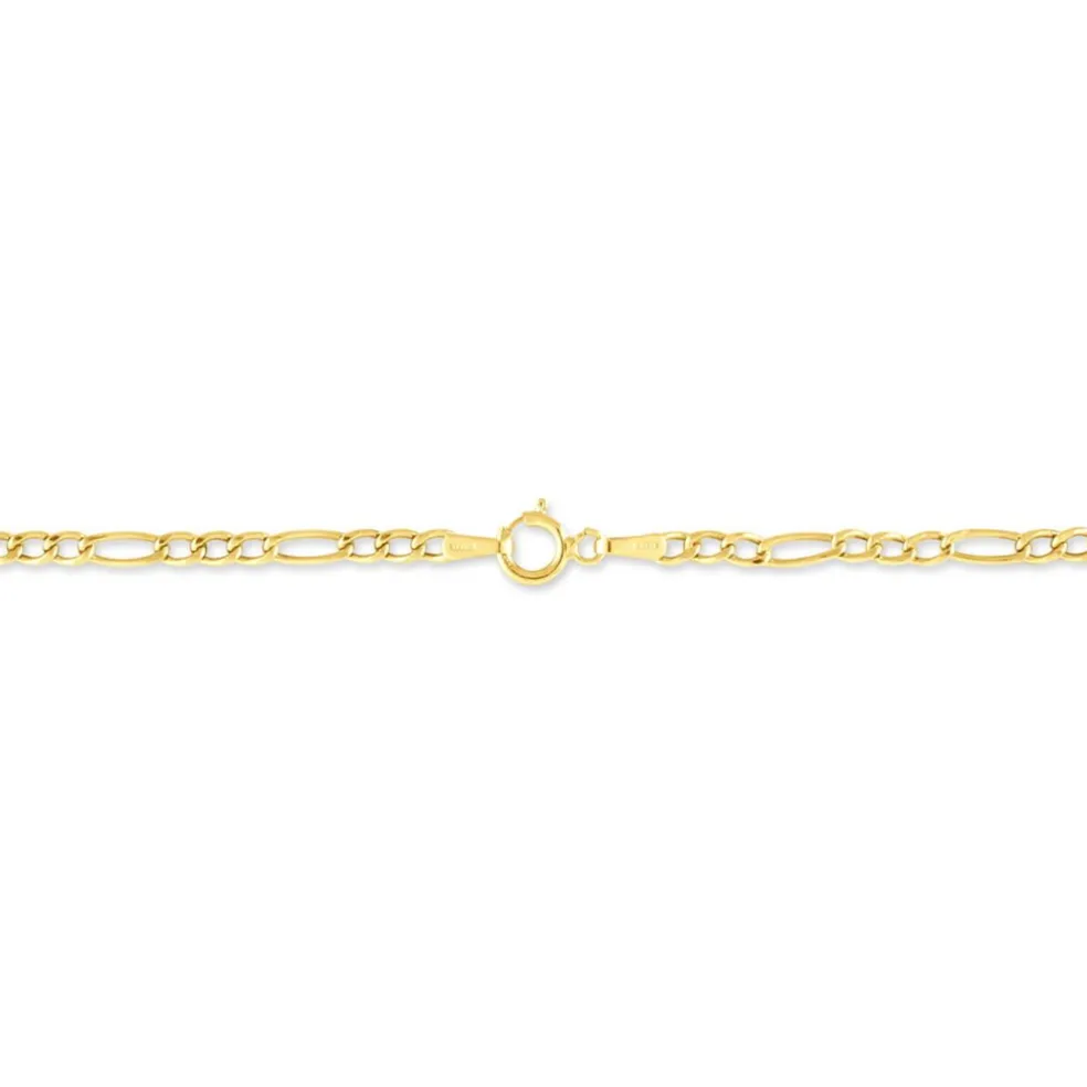 Bracelet Or Jaune Caméo Maille Alternée 1/3