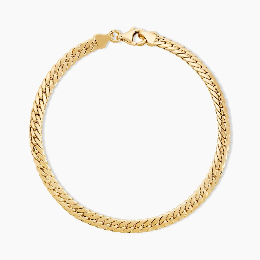 Bracelet Or Jaune Izel Maille Anglaise
