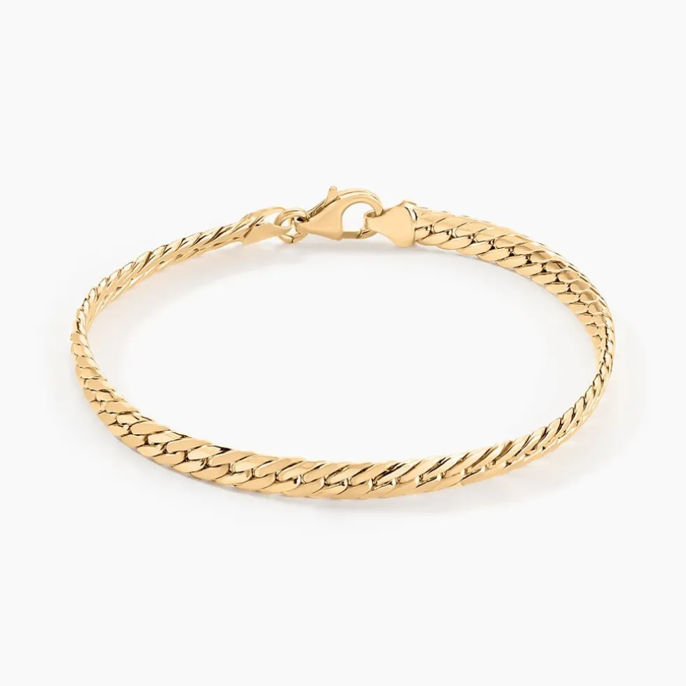 Bracelet Or Jaune Izel Maille Anglaise