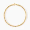 Bracelet Or Jaune Maille Corde
