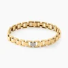 Bracelet Panther Or Jaune Diamant