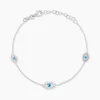 Bracelet Parad'eyes Argent Blanc