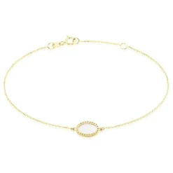 Bracelet Pernia Or Jaune Nacre