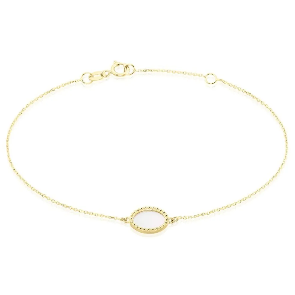 Bracelet Pernia Or Jaune Nacre
