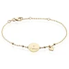 Bracelet Plaqué Or Fulvian Oxyde De Zirconium