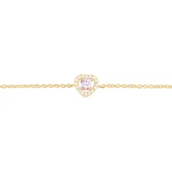 Bracelet Plaqué Or Jaune Alais Oxyde De Zirconium
